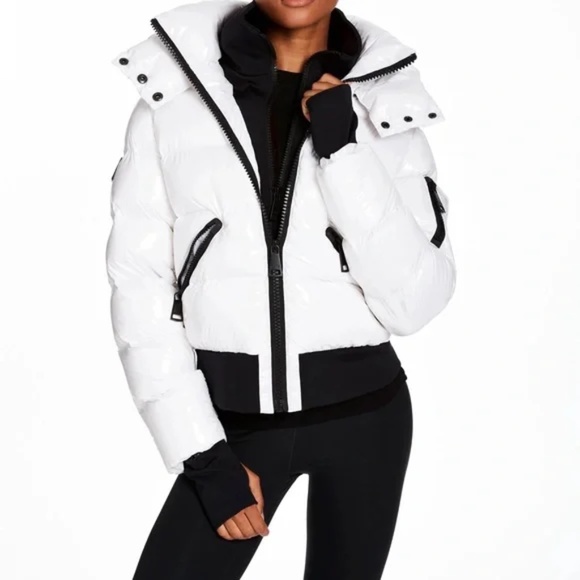 HTF S.A.M. SAM Bungalow ~~ Snow ~~ Ski Puffer Jacket M FREE SHIP